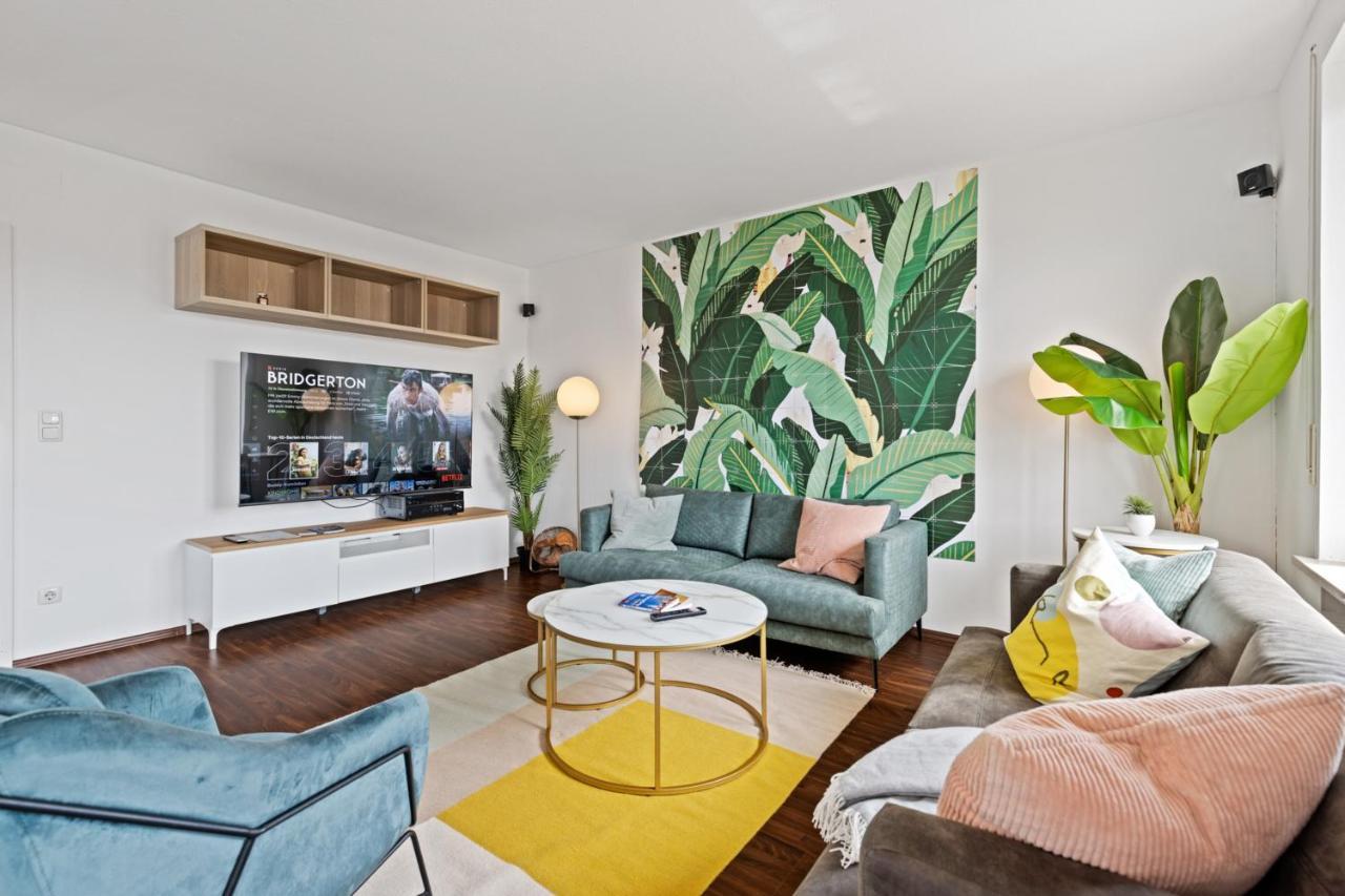 Arbio I Premium Penthouse Apartment Augsburg Luaran gambar