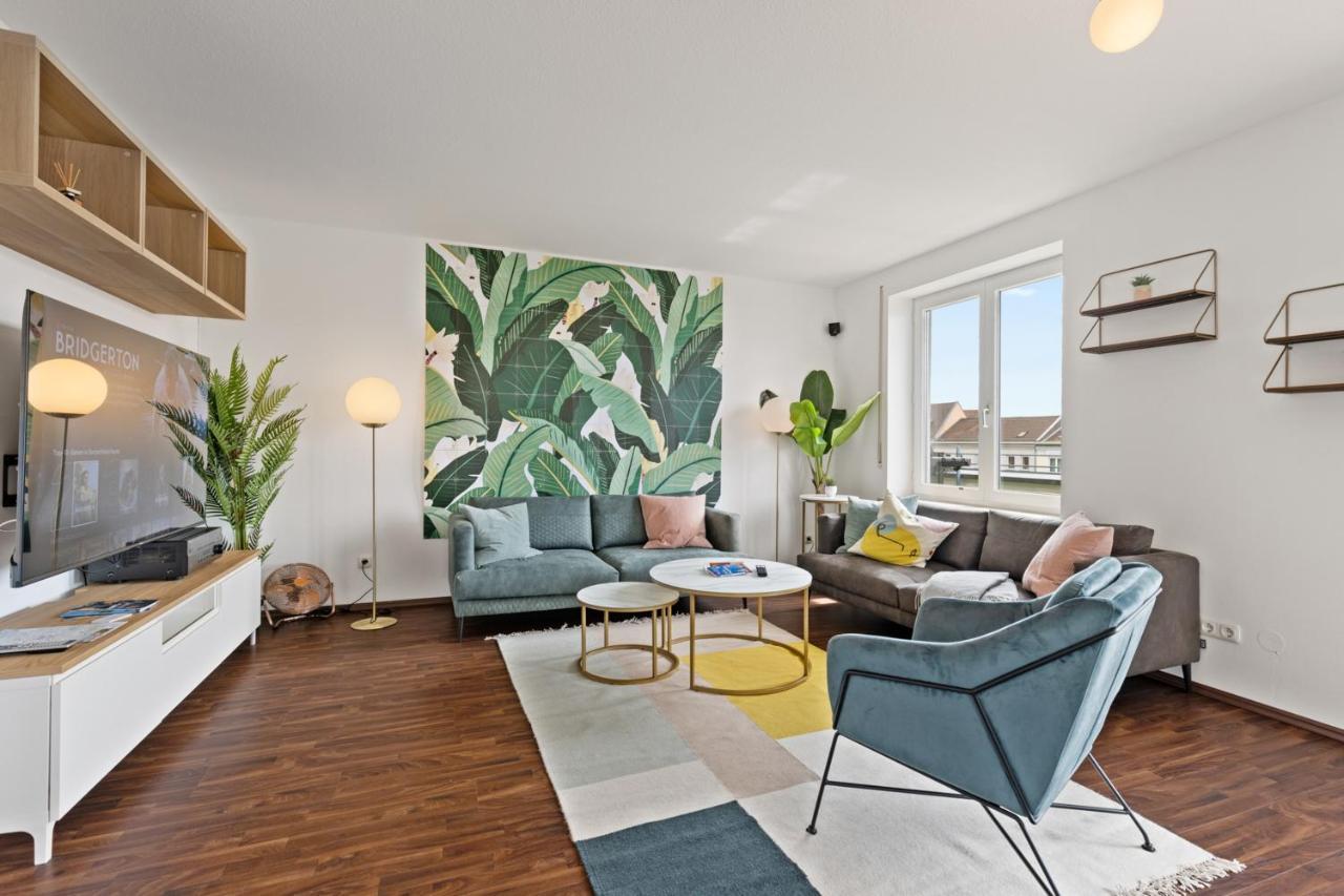 Arbio I Premium Penthouse Apartment Augsburg Luaran gambar