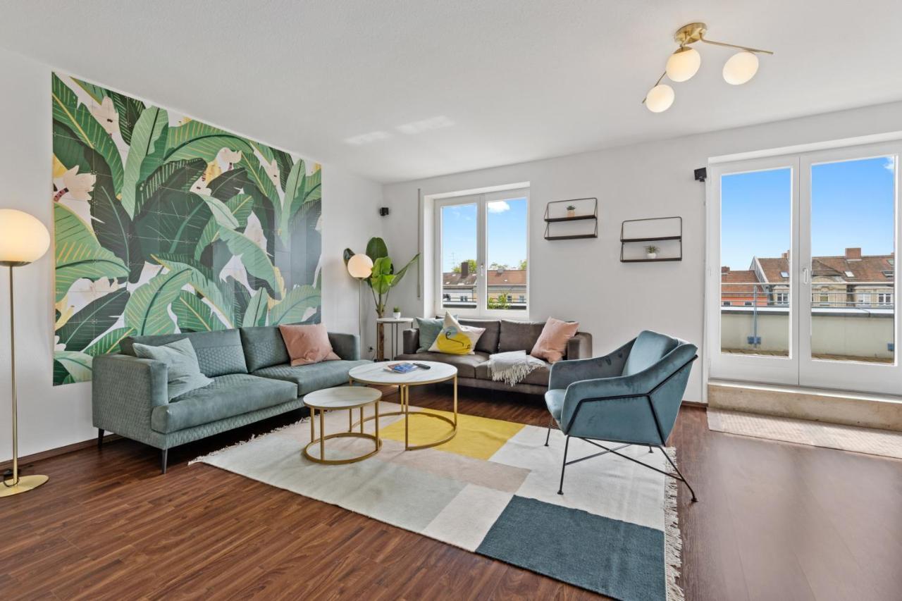 Arbio I Premium Penthouse Apartment Augsburg Luaran gambar