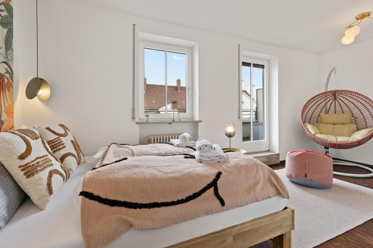 Arbio I Premium Penthouse Apartment Augsburg Luaran gambar