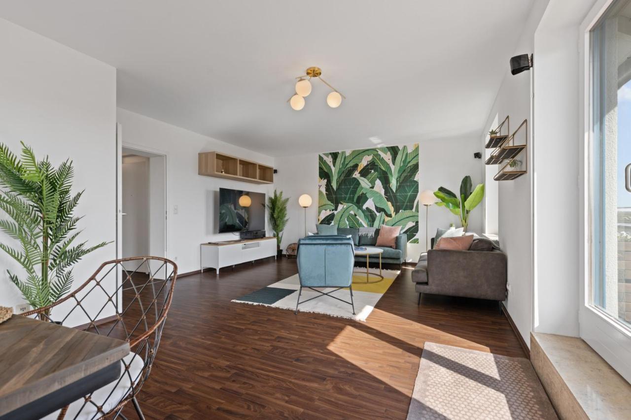 Arbio I Premium Penthouse Apartment Augsburg Luaran gambar