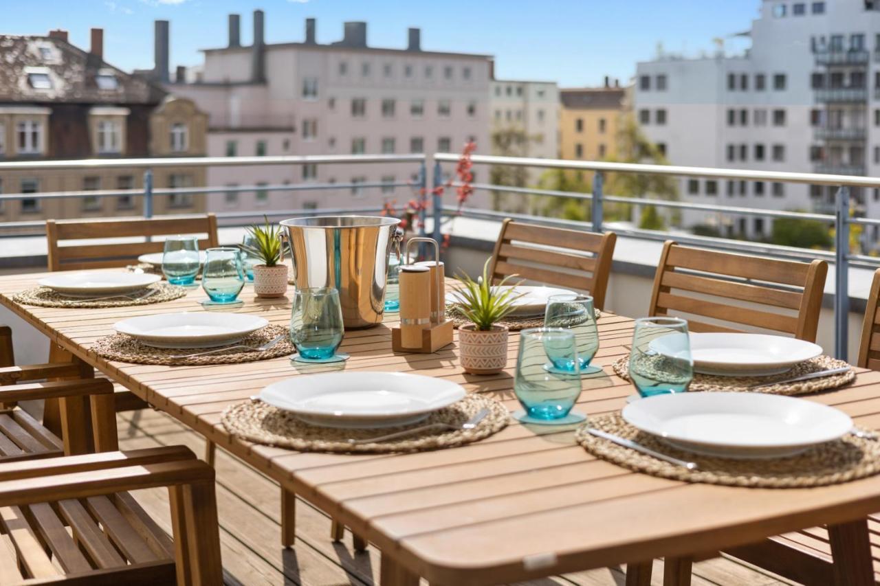 Arbio I Premium Penthouse Apartment Augsburg Luaran gambar